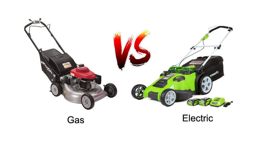 Electric vs gas lawn mower