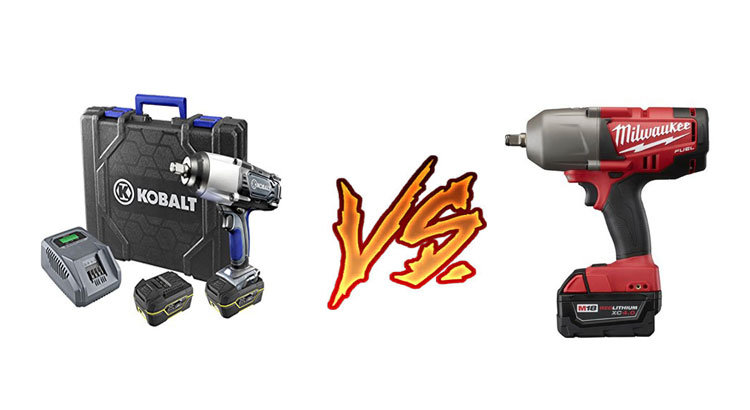 Kobalt 24v vs milwaukee impact wrench