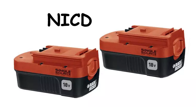 NiCd - power tool battery type