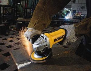 DEWALT DWE402 4-1/2-Inch 11-Amp Paddle Switch Angle Grinder