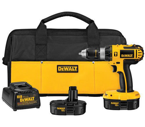 DEWALT DC725K-2 18 Volt Hammer Drill
