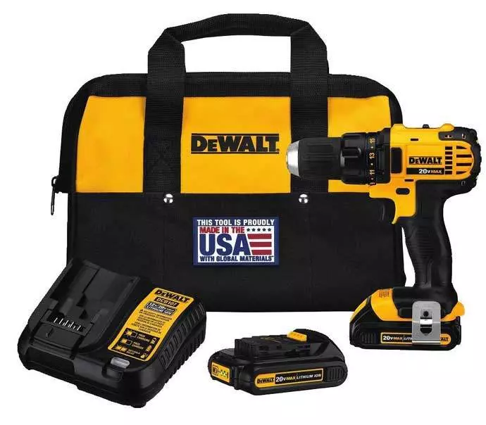 DEWALT DCD780C2 20 Volt Compact Drill