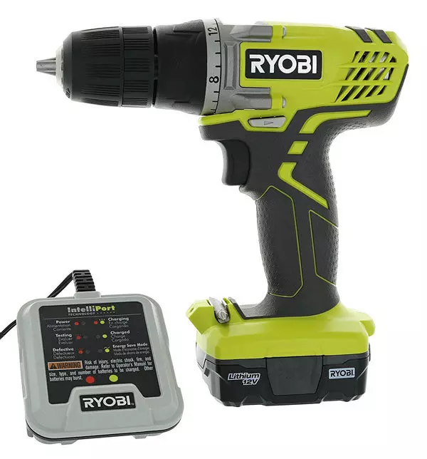 Ryobi HJP004L 12 Volt Drill Driver Kit