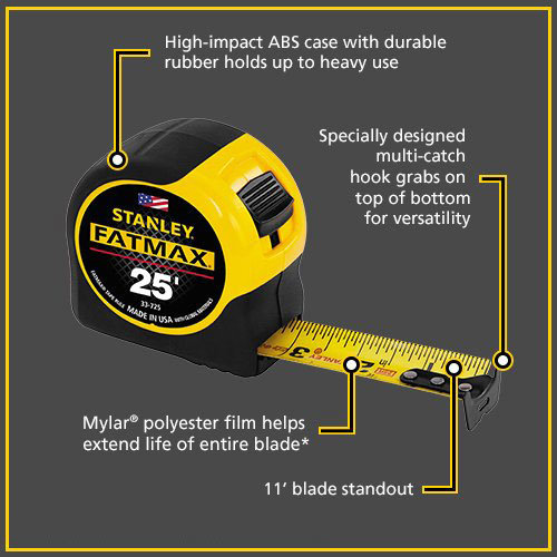 Stanley Feet FatMax Tape Measure