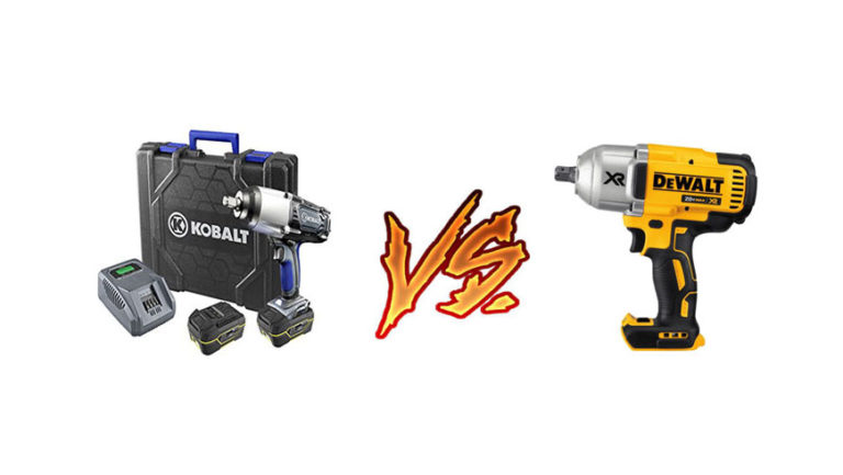 Kobalt Vs Dewalt Vs Milwaukee Impact Wrench Driver