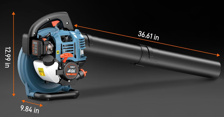 SENIX 49cc 4-Cycle Backpack Leaf Blower