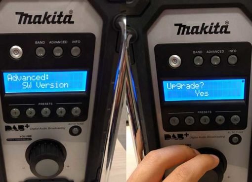 Makita dab radio software upgrade