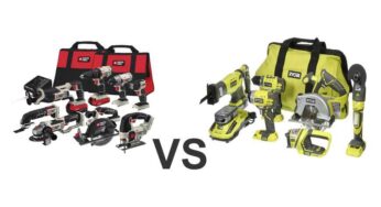 Porter cable vs Ryobi : Impact Wrench and Saw and Drill Press and Angle Grinder Comparison