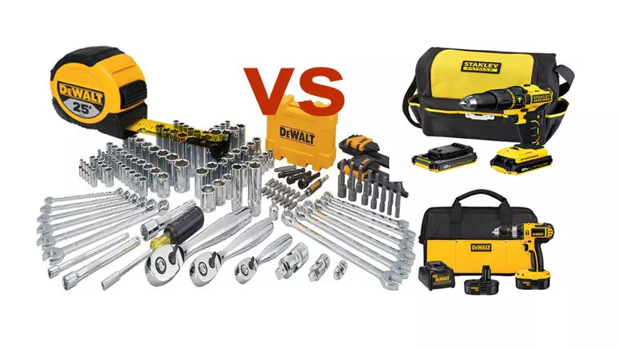 Stanley vs dewalt