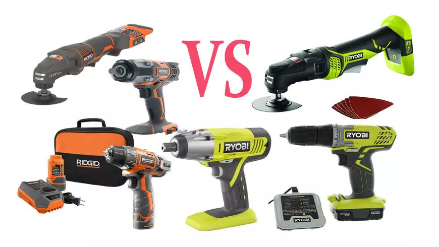 Rigid vs ryobi
