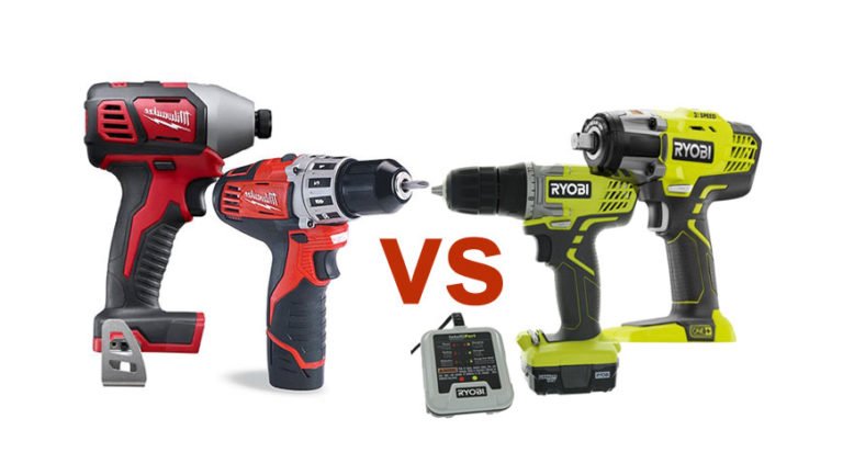 Ryobi vs Milwaukee – Battery and Impact Driver and Cordless Drill Comparison