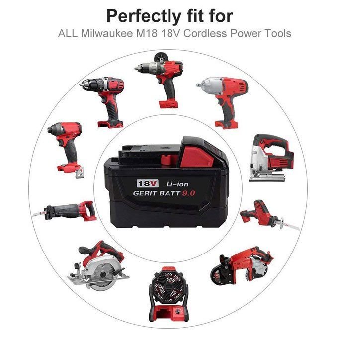 Milwaukee 9.0 Battery Compatibility