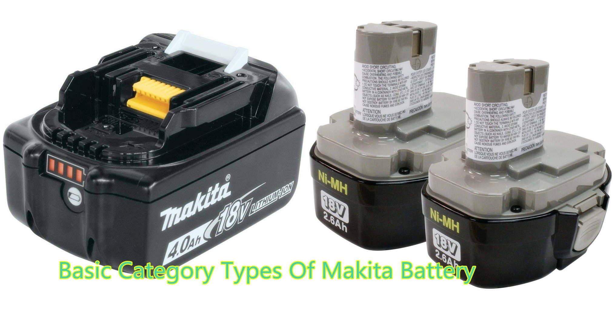 Basic Category Types Of Makita Battery
