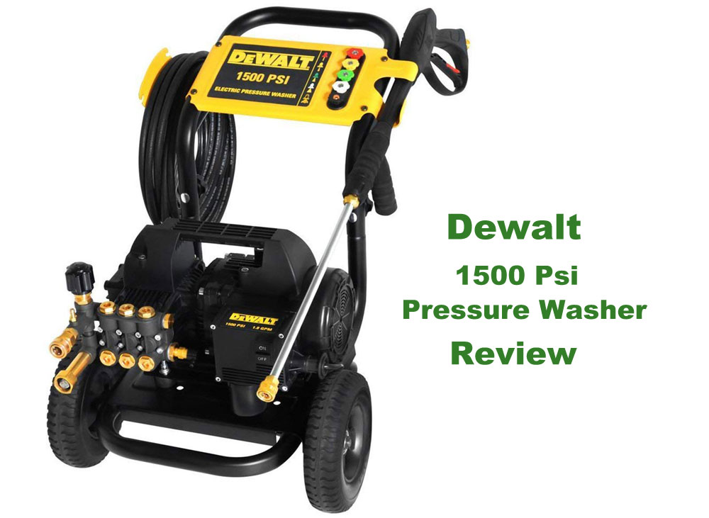Dewalt 1500 Psi Pressure Washer Review