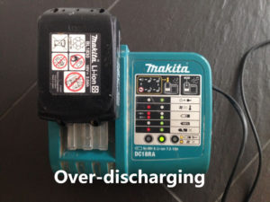 Makita Battery Problems over-discharging