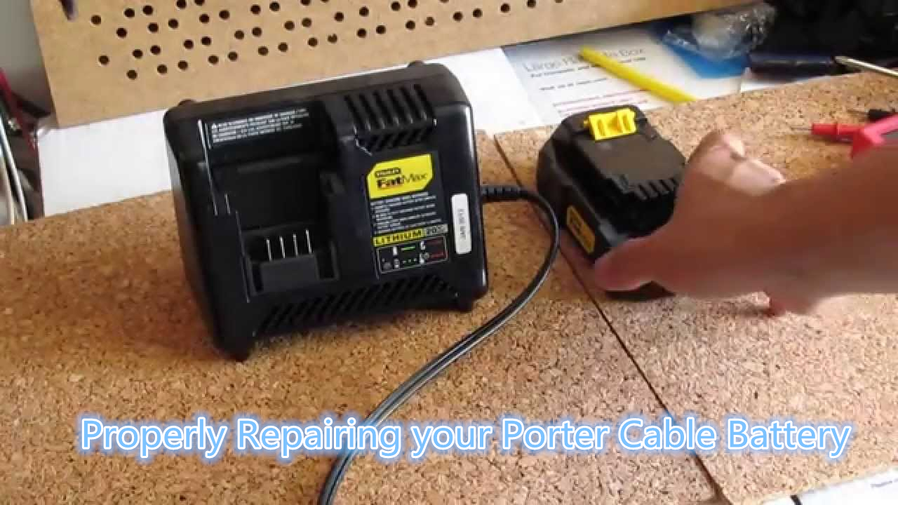 Properly Repairing your Porter Cable Battery and fix its problems