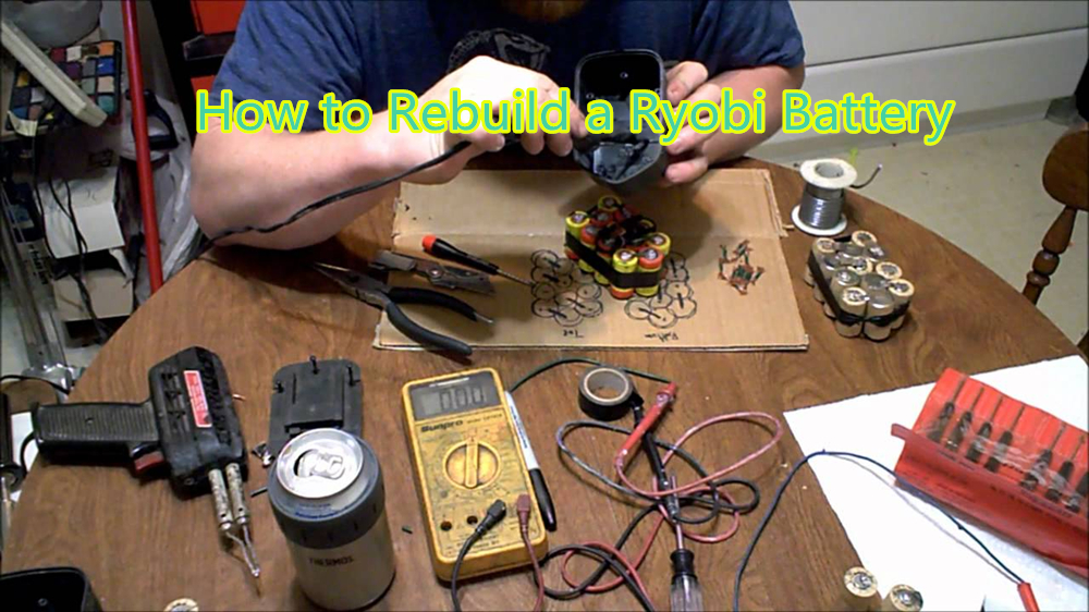 How to Rebuild a Ryobi Battery
