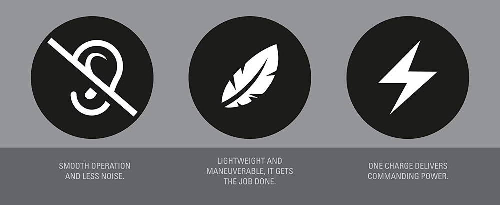 Features of Greenworks lightweight lawn mower