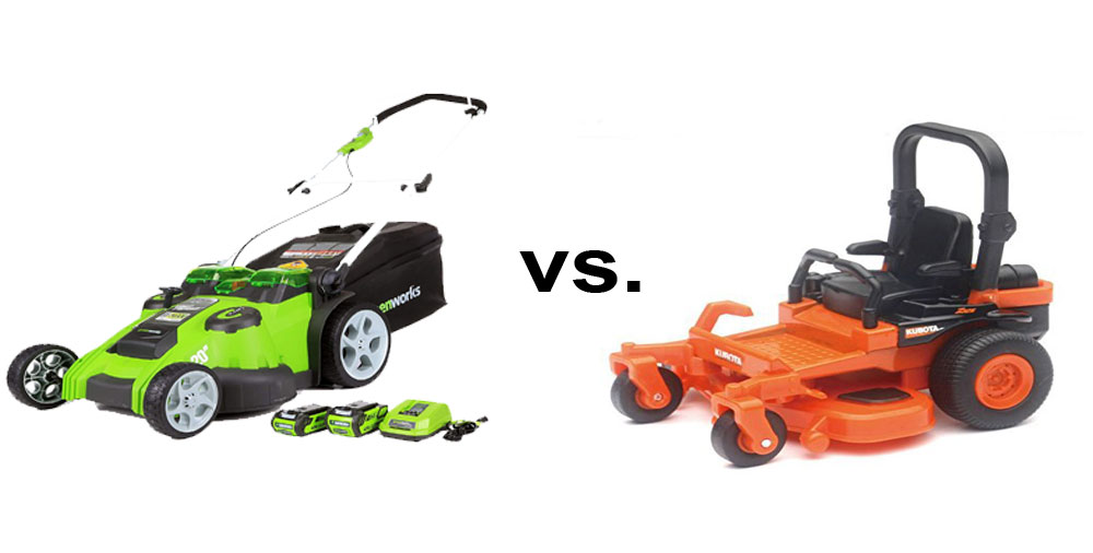 Push or self-propelled lawn mower comparison