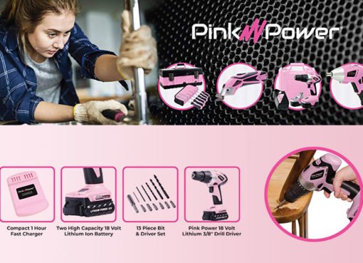 Pink Power PP182LI 18V Cordless Drill Review