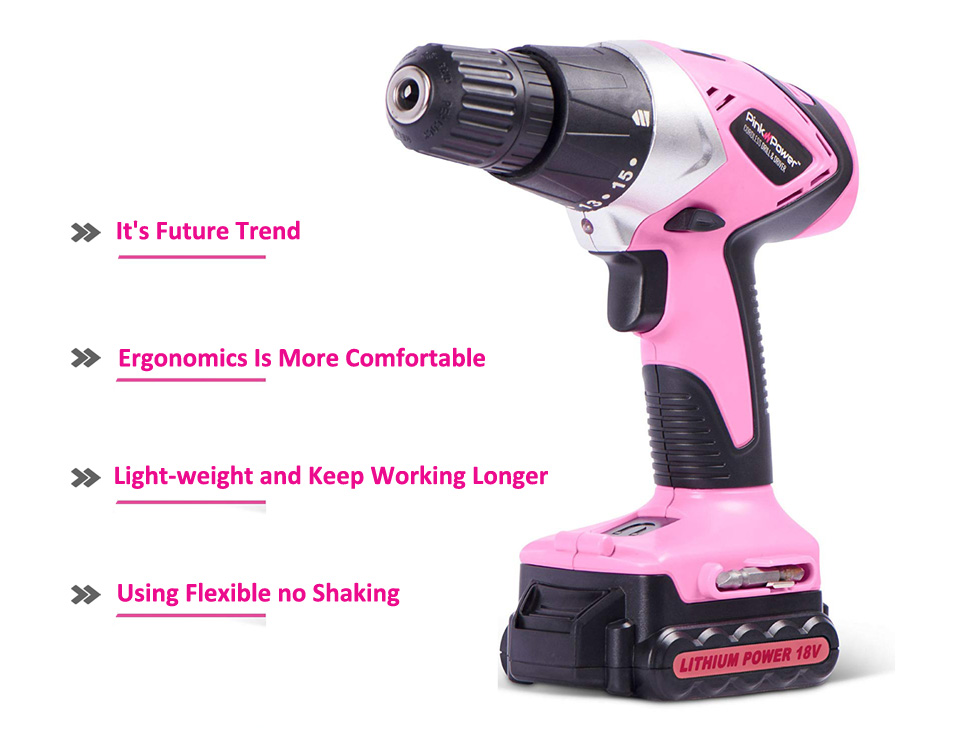 Why a woman looking for lightweight cordless drill