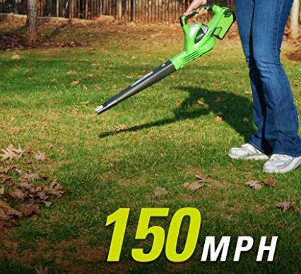Greenworks 40v leaf blower 150 MPH