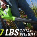 Greenworks Lightweight Leaf Blower only 7 LBS