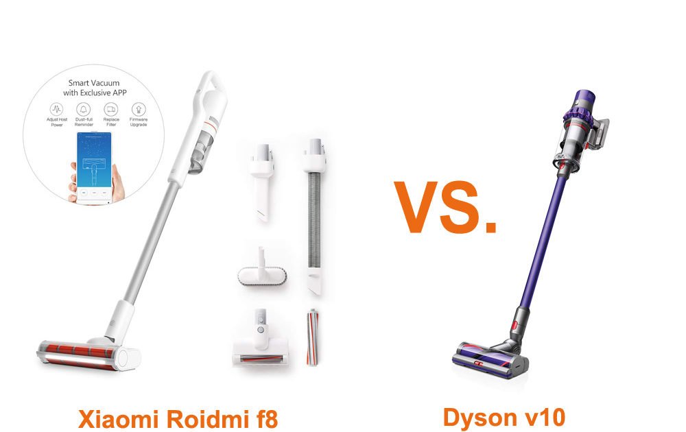 Roidmi f8 vs Dyson v10