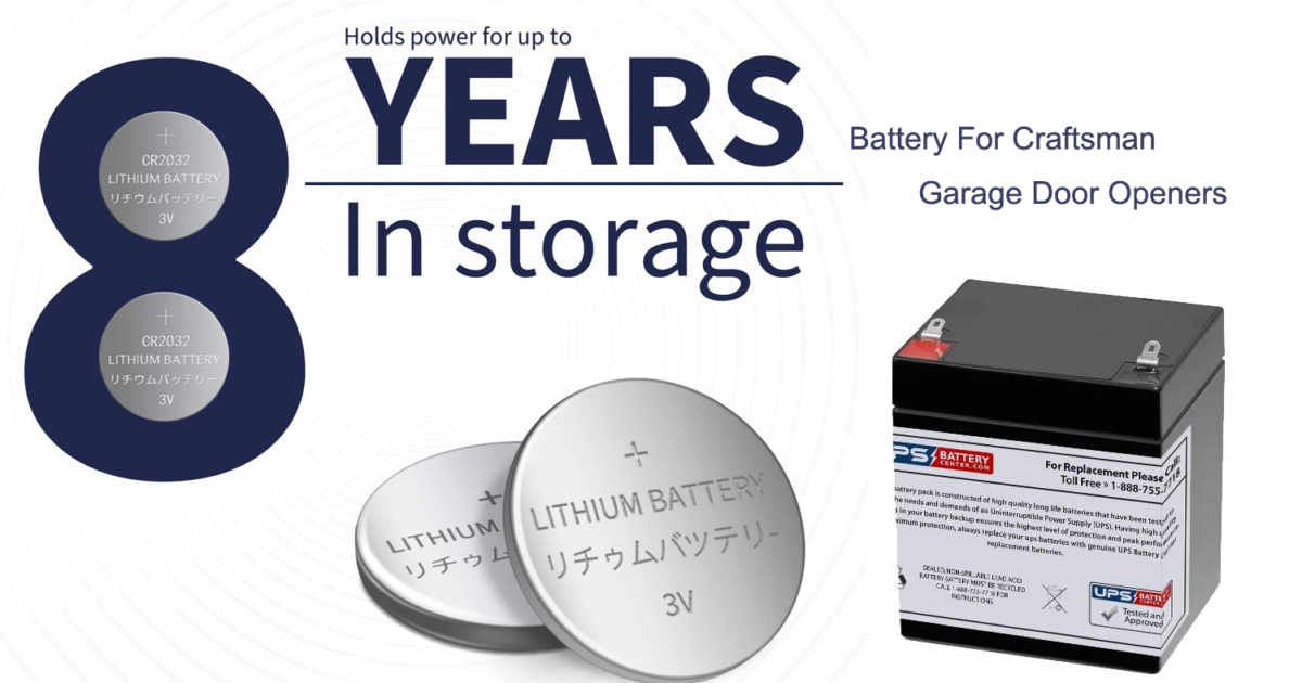 Buying a Good Battery for Craftsman Garage Door Openers - Powertoollab
