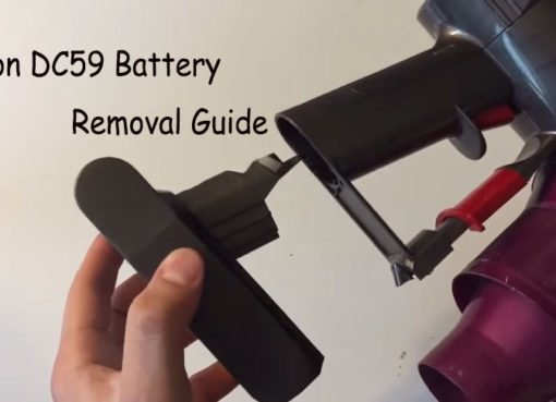 Dyson v6 dc59 battery removal