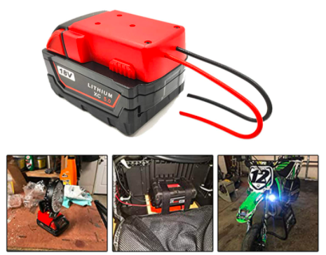 Power Wheel Adapter for Milwaukee 18V Battery