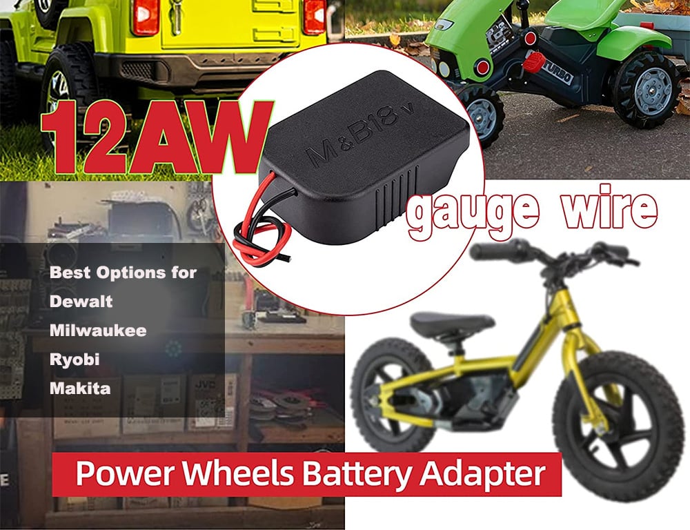 Power Wheels Battery Adapters