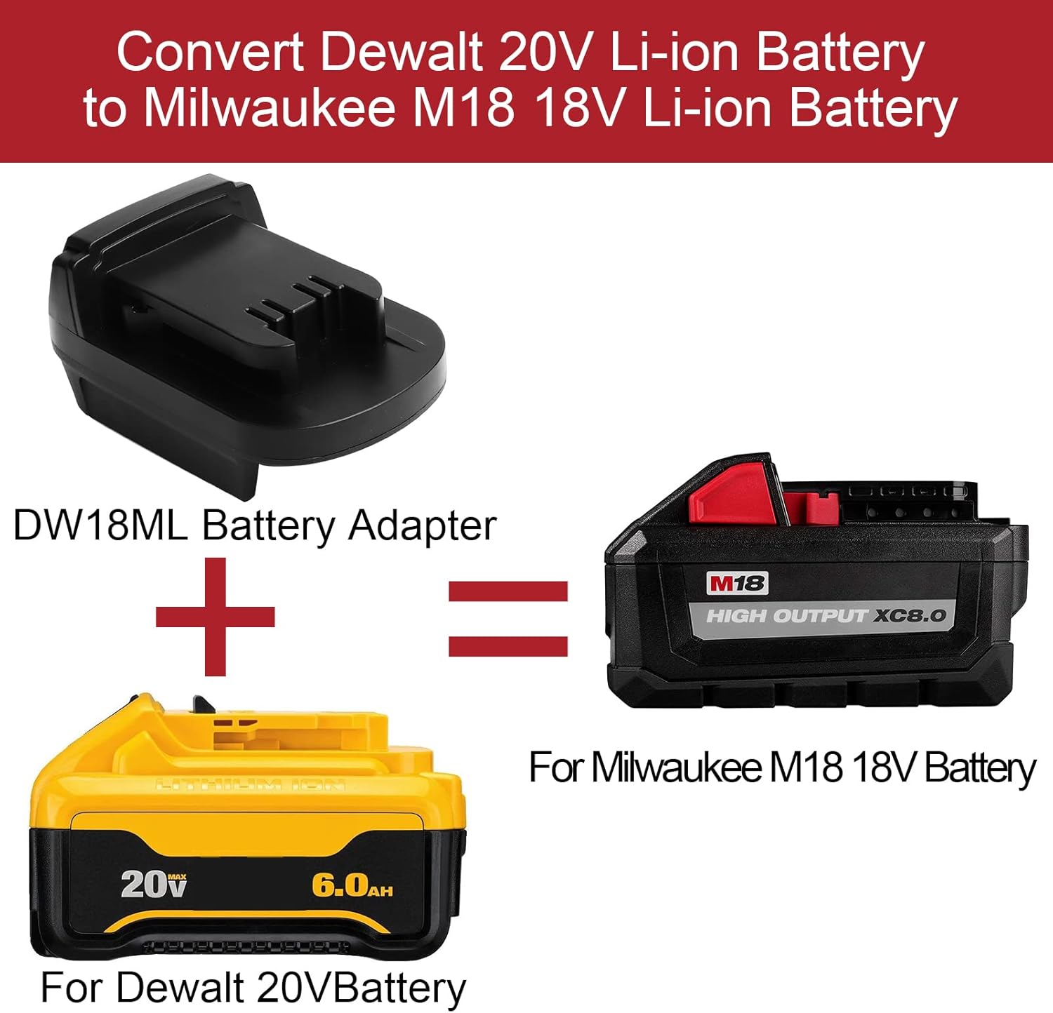 DL18ML Battery Adapter