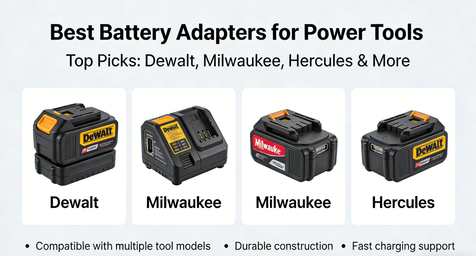 Best battery adapter for power tools