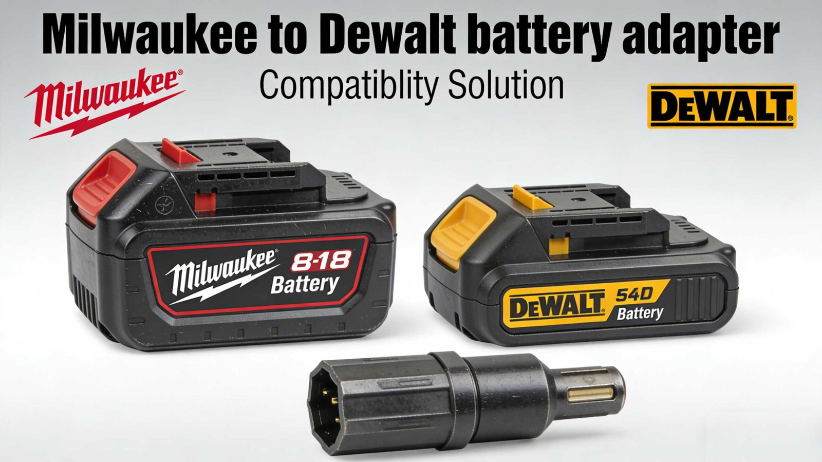 Milwaukee to Dewalt Battery Adapter Guide