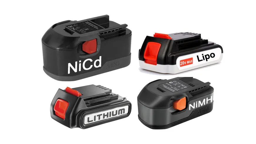 Best Power Tool Battery Types: NiCd VS NiMH VS li-ion VS li-polymer