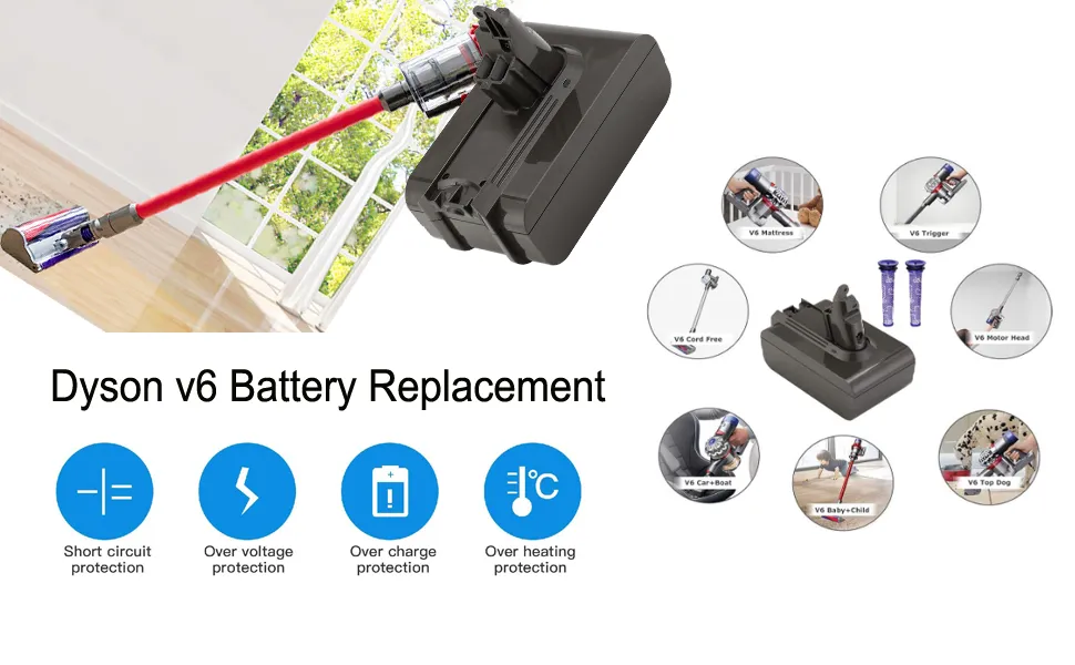 Exploration of the Dyson v6 Battery Replacement: The popular choice